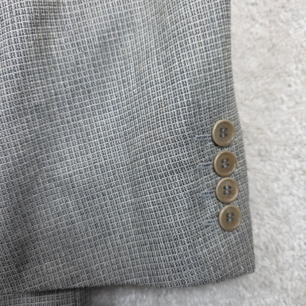 Gianni Manzoni 44S Blazer Wool Silk Lanificio Di Pray Biella Made Italy Coat